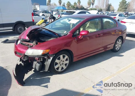 2008 Honda Civic Lx z USA, uszkodzony, nr VIN 1HGFA16568L055905